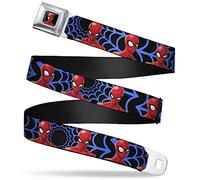 Buckle-Down Unisex's Seatbelt Belt Spider-Man Regular, 1.5" Wide-Fits Pant Size 24-38