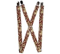 Buckle-Down Unisex's Suspender-Dragons, One Size