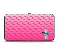 Buckle-Down - Wallet Hinge Wallet - Ford Mustang W/Bars Logo Centered Unisex-Adults Womens