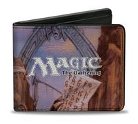 Buckle-Down Wizards of the Coast Wallet, Bifold, Magic the Gathering Tempest Remastered Intuition Card Image, Vegan Leather