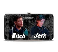 Buckle-Down Women's Hinge Wallet-Supernatural Novelty, Multicolor 1, 7" x 4"