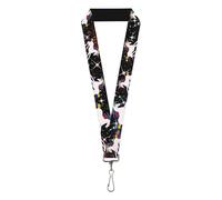 Buckle Down Women's Lanyard-1.0"-Unicorn Universe Key Chain, Multicolor, One Size