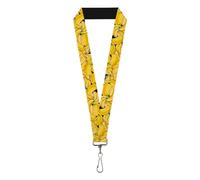Buckle Down Women's Lanyard-1.0"-Vivid Banana Bunches Stacked Key Chain, Multicolor, One Size