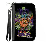 Buckle-Down Women's PU Zip Around Wallet Rectangle-Scooby Doo, 7.5"x4.5", Scooby Doo, 7.5"x4.5", Buckle-down Pu Zip Around Wallet Rectangle - Scooby Doo