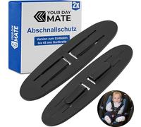 Buckle Guard for Child Seats, 2 pcs, in Black, Extra Chest Strap for car seat, pram, high Chair Belt System, Toddler car seat Buckle Guard, Safety Clip Belt Strap, Belt Guard car seat
