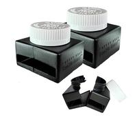 Buckle Guard Seat Belt Buckle Safety Guard, Black - 2 Pack