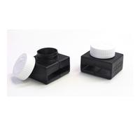 Buckle Guard Seat Belt Button Cover (Black 2 Pack) Deters Kids and Disabled Adults from Opening Their Seat Belt Buckles While Riding in a Motorized Ve