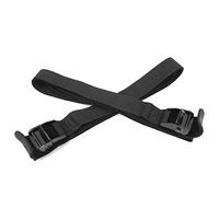 Buckle Lashing Straps, Tie Down Straps, Reliable Cargo Securing, Multi - Functional Kayak Gear, with Anti - Scratch Pads for Car Luggage Roof Racks, Black PP Material