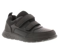 Buckle My Shoe Avert Boys Black Twin Return Touch Close Fastening Shoes, Size: 1