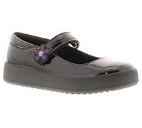 Buckle My Shoe Chunk Girls Black Shoes, Size: 12