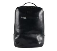 BUCKLE & SEAM backpack Leon New Stripes Leather Backpack Black