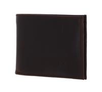 Buckle & Seam Bill wallet leather 11.5 cm brown