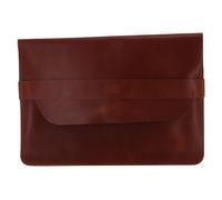 BUCKLE & SEAM laptop sleeve Leather Laptop Sleeve S Cognac