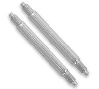 Buckle & Stitch 12-16mm Universal Watch Spring Bars | Pins Fit Watches With 12 mm to 16 mm Lug Widths | Sold As Pair | 1.8mm Diameter | Waterproof Stainless Steel | Fits 12mm 13mm 14mm 15mm 16mm Lugs