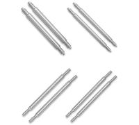 Buckle & Stitch 22mm Watch Spring Bar Pin Multipack | 1.3mm 1.5mm 1.8mm 2.0mm | Stainless Steel | Watch & Strap Repair | Replacement Springbar Set | One Pair Each of 4 Diameters Per Pack (22 mm)