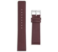 Buckle & Stitch Leather Replacement Watch Strap | Intended for Skagen 22mm 233XXLSLB and for Bering 22 mm Screw Style Watches | 4 Screws Included | Aftermarket Watch Band (Brown)