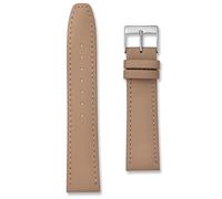 Buckle & Stitch Soft Genuine Leather Watch Strap | 16 mm Beige | Premium Replacement Band for Men and Women | Ladies Styles | Spring Bars and Tool Included (Beige, 16mm)