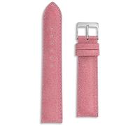 Buckle & Stitch Vintage Distressed Leather Watch Strap | 20 mm Pink | Matte Calf Leather Band | Mens Ladies | Spring Bars and Tool Included (Pink, 20mm)