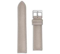 Buckle & Stitch Vintage Distressed Leather Watch Strap | 22 mm Cream White | Matte Calf Leather Band | Mens Ladies | Spring Bars and Tool Included (Cream, 22mm)