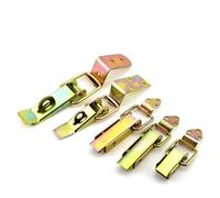 Buckle Two Kinds of Materials Spring Loaded Suitcase Lock Toggle Latch 5Pcs(5pcs-502-Iron)