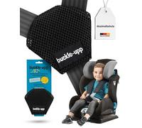 Buckle-upp Anti-Escape Device for Child Car Seats - Prevents Children Unbuckling - Buckle Guard for 3- and 5-Point Harness - Car Seat Safety Lock - Compatible with Group 1 - Black