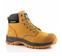 Buckler Buckbootz Wizardz 1 Safey Work Boots, Lace up with Steel Toe and Composite Midsole (Honey, UK Footwear Size System, Adult, Men, Numeric, Medium, 9)