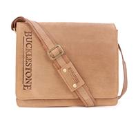 Bucklestone - Men's Leather 15 inch Messenger Bag - Lancaster Tan