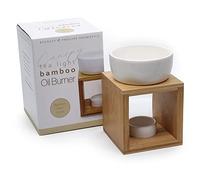 Buckley & Phillips Aromatics Bamboo & Ceramic Tealight Oil Burner