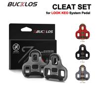 BUCKLOS Bike Cleats for LOOK KEO Road Bicycle Self-locking Pedal Cleat Anti Slip Cycling Shoes Cleats for KEO Bike Accessories 2PC-GREY