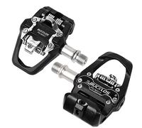BUCKLOS Dual Bike Pedals Compatible with Peloton Look Delta and Shimano SPD Cleats, 9/16'' Indoor Cycling Clipless Pedals Compatible with Shimano SPD Pedals for Spin Bike, Exercise Bike Pedals