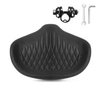 BUCKLOS New Noseless Bike Seat for Comfort Men&Women Extra Wide Bicycle Seat Cushion Oversized Comfortabele Foam Padded Bike Saddle for Peloton Exercise Bike Ebike Cruiser Bikes