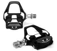 BUCKLOS SPD-SL Pedals PD-R8000 Road Bike Pedals - Bicycle Clipless Titanium Sealed Bearing Nylon/Aluminium Ultegra Clip Pedals Compitable with Shimano SPD-SL Cleats for Indoor Cycling (9/16")