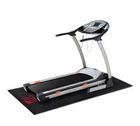 BUCKLOS Treadmill Mat - 36" x 72", 6mm PVC, Black, Non-Slip & Sound Insulation, Protects Floors, Dampens Vibration, Waterproof, Suitable for Peloton Bike, Spin Bike, Treadmills & More