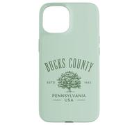 Bucks County PA Vintage Design Souvenir Case for iPhone 15