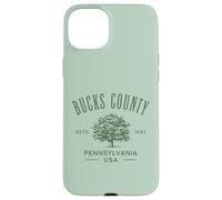 Bucks County PA Vintage Design Souvenir Case for iPhone 15 Plus