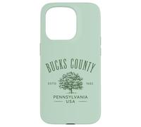 Bucks County PA Vintage Design Souvenir Case for iPhone 15 Pro