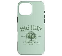 Bucks County PA Vintage Design Souvenir Case for iPhone 16 Pro Max