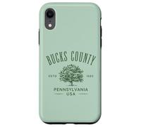 Bucks County PA Vintage Design Souvenir Case for iPhone XR
