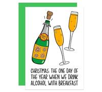 Bucks Fizz Christmas A6 Card