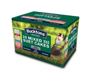 Bucktons Mix Suet Cakes - 20 Pack