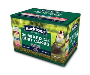 Bucktons Mixed Suet Cakes 20Pk 6Kg