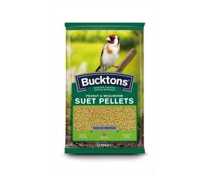 Bucktons Suet Pellets Peanut And Mealworm 12.55Kg