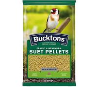 Bucktons Suet Pellets Peanut And Mealworm 12.55kg, transparent