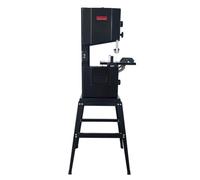 BUCKTOOL 250mm Bandsaw, 550W Dual-Speed Band Saw with Stand for Woodworking | 130mm cutting height, dual speeds of 720/1000 m/min, 0-45° tilting table, rip fence and mitre gauge for versatile cuts