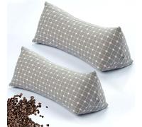 Buckwheat Neck & Cervical Pillows, Buckwheat Hulls Adjustable Roll Pillow, with Inner Liner Cervical Bolsters, Office Waist Support & Lunch Break for Pain Relief for Sleeping