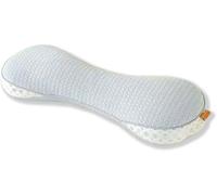 Buckwheat Neck Pillow - Adjustable Cervical Roll for Side & Back Sleepers, Cooling Washable Organic Cover, Firm Support for Neck Pain Relief