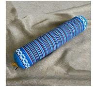 Buckwheat Neck Pillow, Buckwheat Pillow Organic Buckwheat Hull Pillow Neck Roll Pillow Cervical Support Pillow with Removable Cotton Cover for Sleeping Hard Pillow (Color : F)