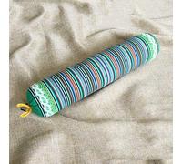 Buckwheat Neck Pillow, Buckwheat Pillow Organic Buckwheat Hull Pillow Neck Roll Pillow Cervical Support Pillow with Removable Cotton Cover for Sleeping Hard Pillow (Color : G)