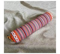 Buckwheat Pillow, Cylinder Neck Pillow Buckwheat Pillow with Washable Cotton Pillowcase Neck Roll Pillow for Sleeping Cylinder Cervical Pillow for Neck Pain Relief Round Buckwheat Husk Hull Pillows