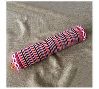 Buckwheat Pillow, Cylinder Neck Pillow Buckwheat Pillow with Washable Cotton Pillowcase Neck Roll Pillow for Sleeping Cylinder Cervical Pillow for Neck Pain Relief Round Buckwheat Husk Hull Pillows